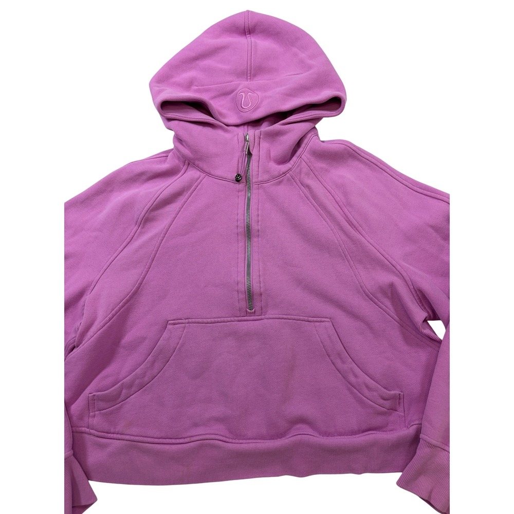 Lululemon Scuba Oversized Half-Zip Hoodie Purple LW3DM4S ML FLAW